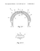 Forehead support for a facial mask diagram and image