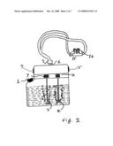 Portable  cleaned, decontaminated and disinfected air  breathing device diagram and image