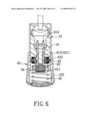 PUSH-BUTTON OPERATED EXTENDABLE HANDLE ASSEMBLY FOR AN UMBRELLA diagram and image