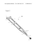 Multi-Stage Collapsible Crutch diagram and image