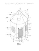 Protective play enclosure diagram and image