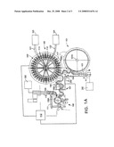 Beverage bottling plant for filling bottles with a liquid beverage material diagram and image