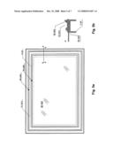 Vacuum bag frame assembly for the manufacturing of fibre-reinforced composite panels diagram and image