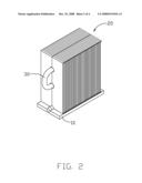 HEAT DISSIPATION DEVICE WITH A HEAT PIPE diagram and image