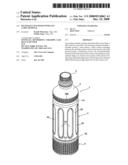 Beverage container with easy label removal diagram and image