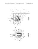ASSEMBLY FOR FIXING AND CONNECTING LIGHT BAR LAMP diagram and image