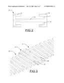 METHOD FOR JOINING MODEL RAILROAD TIE STRIPS AND TRACKWORK WITH AN ALIGNMENT CLIP diagram and image