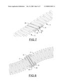 METHOD FOR JOINING MODEL RAILROAD TIE STRIPS AND TRACKWORK WITH AN ALIGNMENT CLIP diagram and image