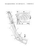 Handheld windshield cleaning apparatus and method of using while driving diagram and image