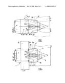 Turbojet Engine Nacelle with Lateral Opening of Covers diagram and image