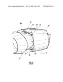 Turbojet Engine Nacelle with Lateral Opening of Covers diagram and image