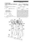 Bracket for vertically suspending scooters diagram and image