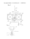 Electron beam apparatus, a device manufacturing method using the same apparatus, a pattern evaluation method, a device manufacturing method using the same method, and a resist pattern or processed wafer evaluation method diagram and image