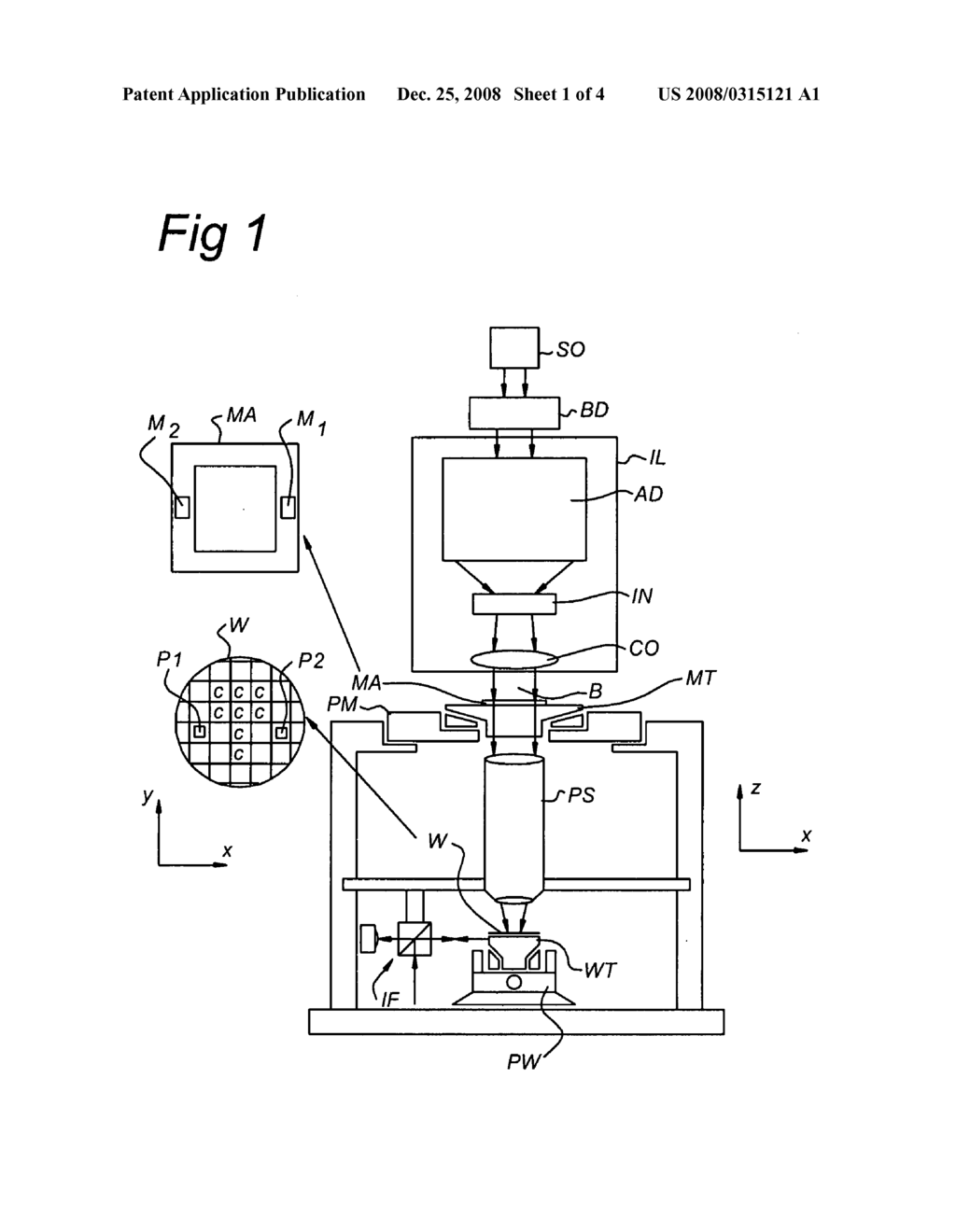 Radiation detector, method of manufacturing a radiation detector and lithographic apparatus comprising a radiation detector - diagram, schematic, and image 02