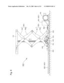 Engagement chain type hoisting and lowering device diagram and image