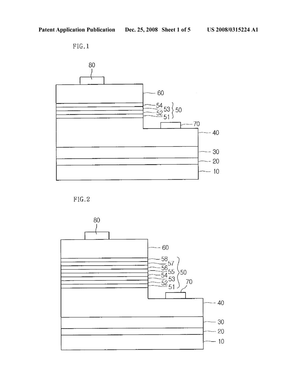 LIGHT EMITTING DEVICE AND METHOD OF FABRICATING THE SAME - diagram, schematic, and image 02