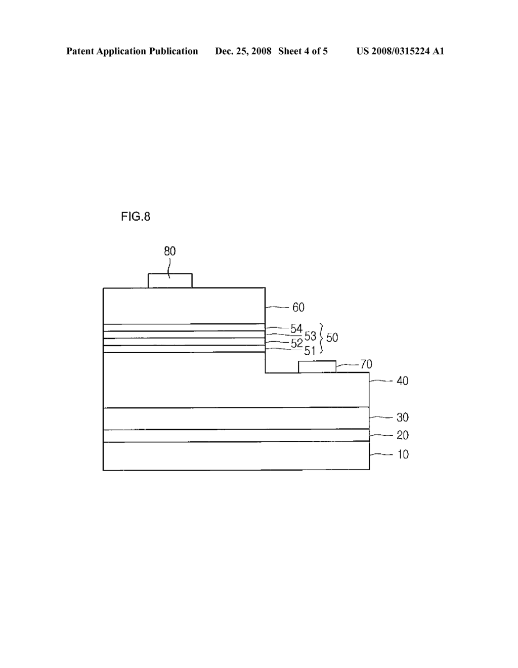 LIGHT EMITTING DEVICE AND METHOD OF FABRICATING THE SAME - diagram, schematic, and image 05