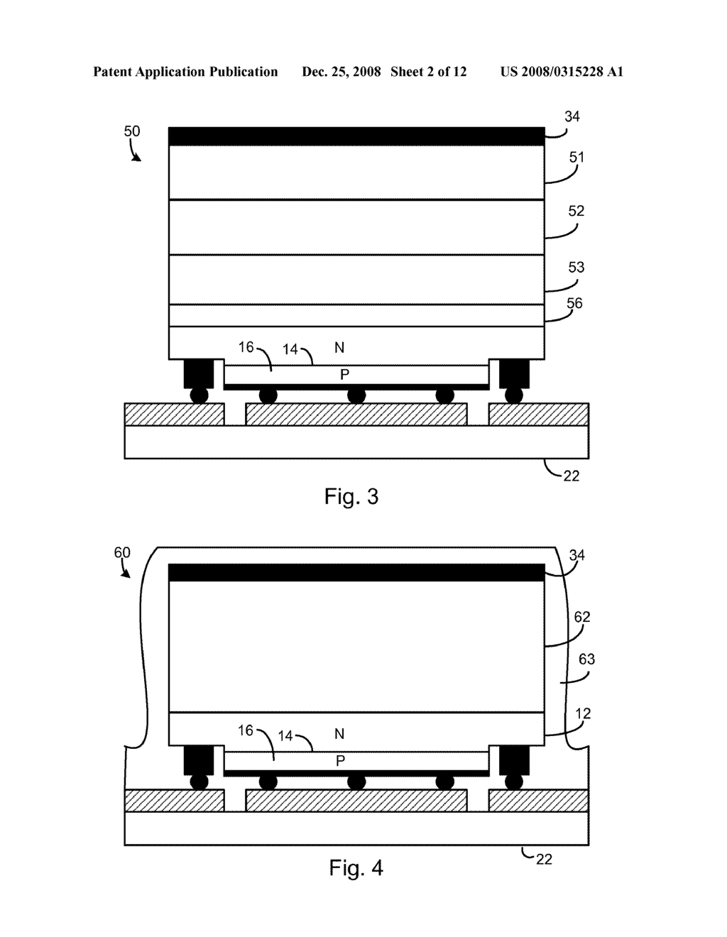 LOW PROFILE SIDE EMITTING LED WITH WINDOW LAYER AND PHOSPHOR LAYER - diagram, schematic, and image 03