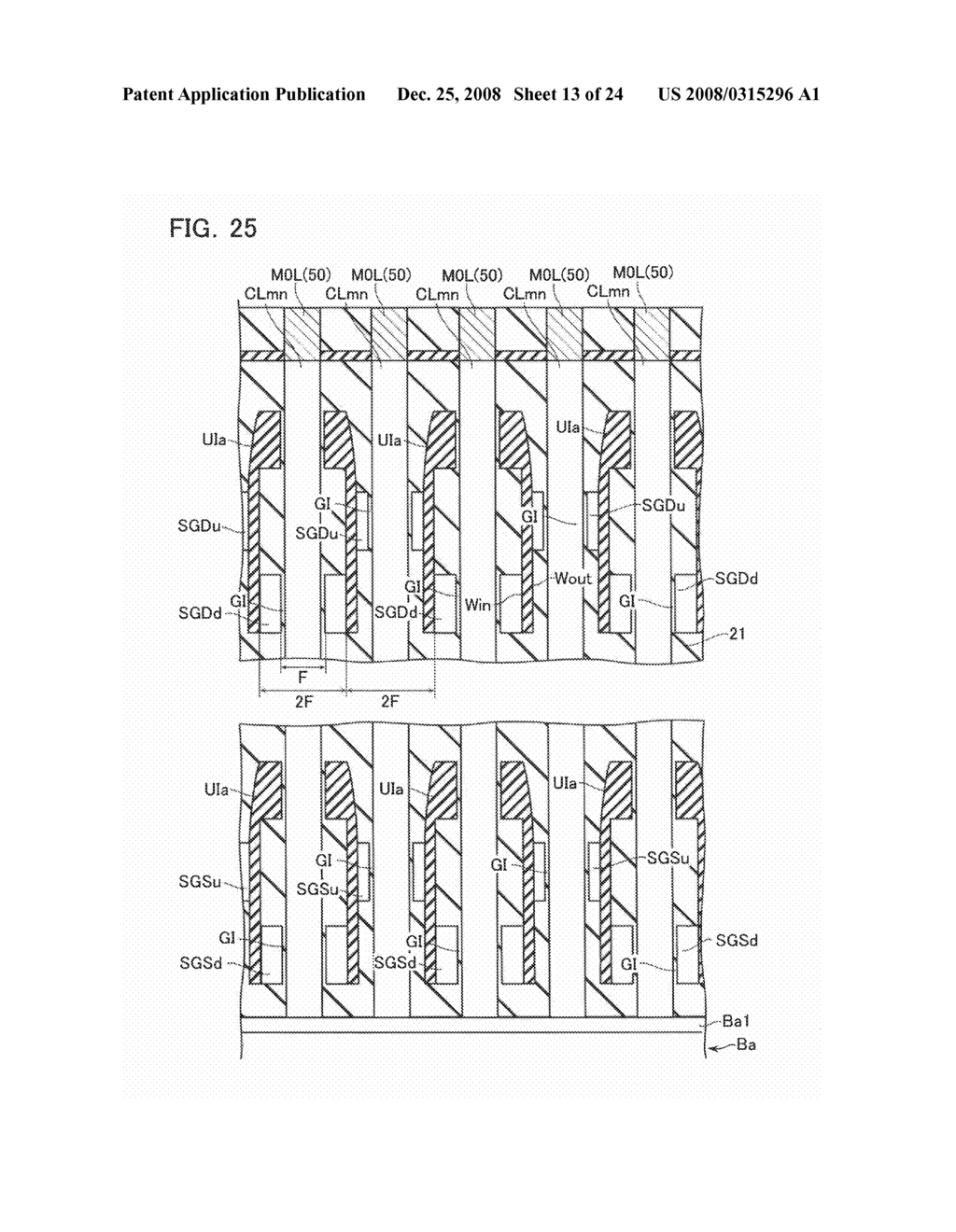 NON-VOLATILE SEMICONDUCTOR STORAGE DEVICE AND METHOD OF MANUFACTURING THE SAME - diagram, schematic, and image 14