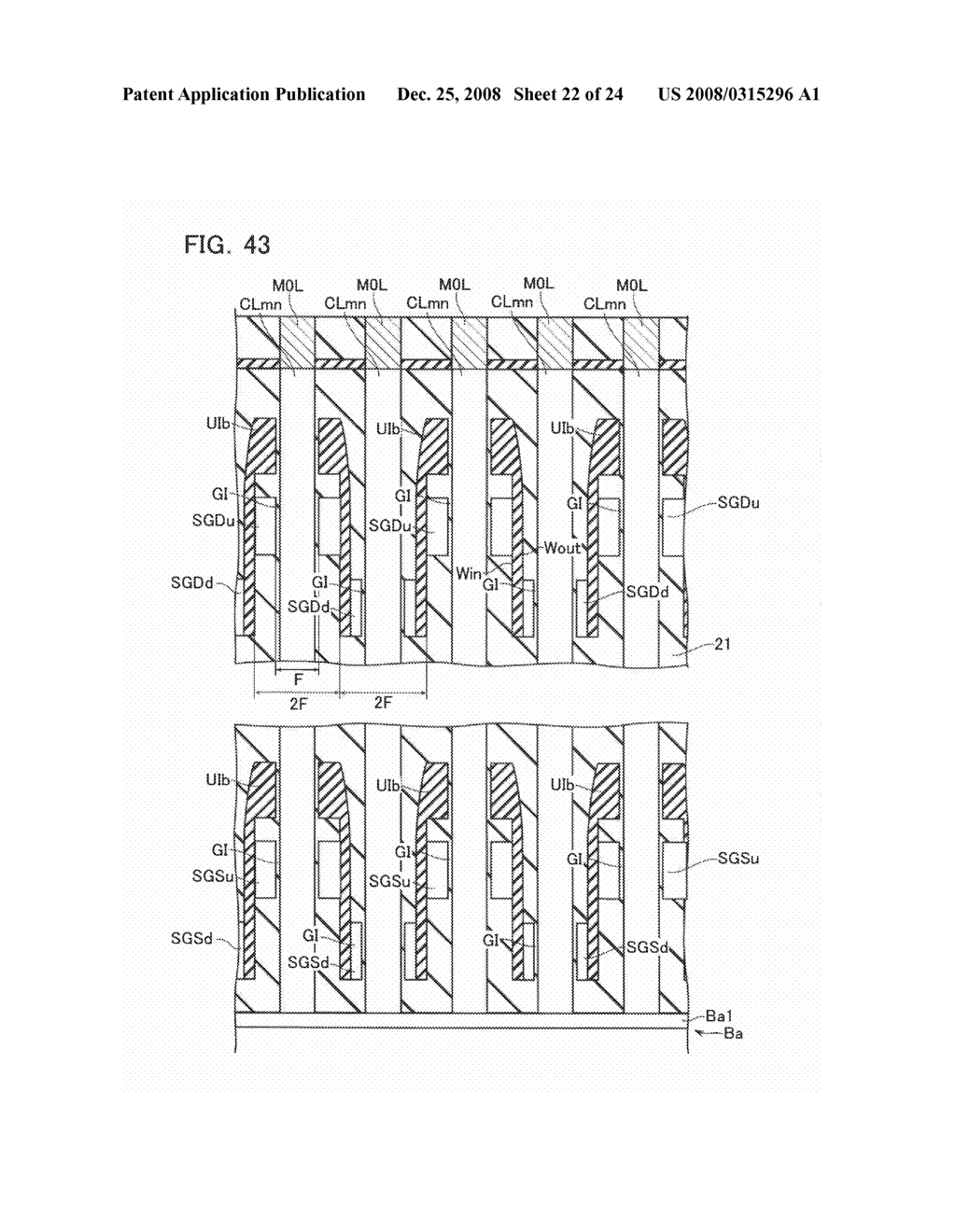 NON-VOLATILE SEMICONDUCTOR STORAGE DEVICE AND METHOD OF MANUFACTURING THE SAME - diagram, schematic, and image 23