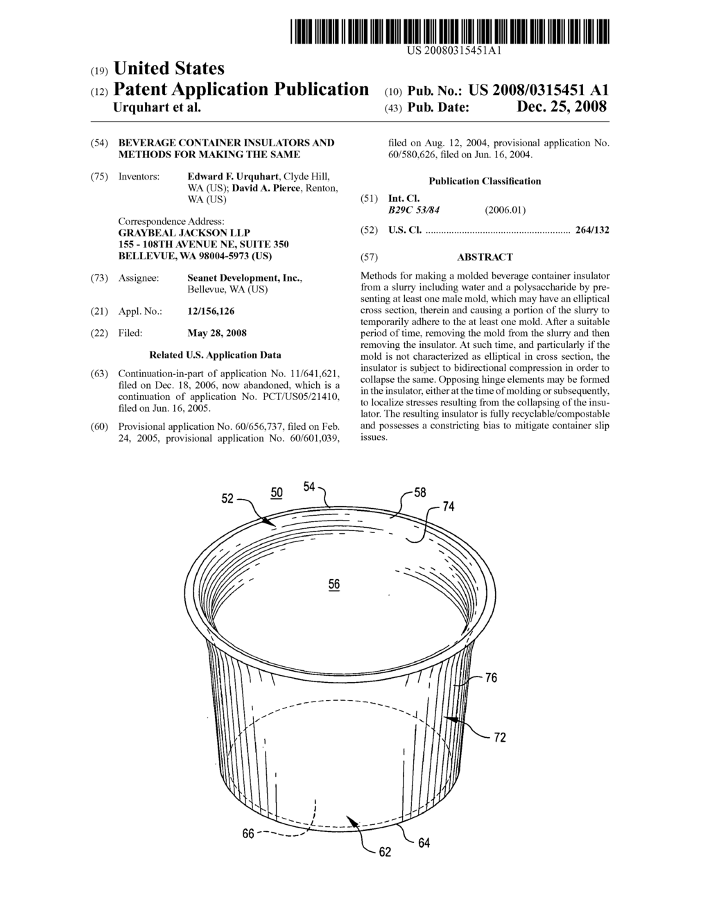 Beverage container insulators and methods for making the same - diagram, schematic, and image 01