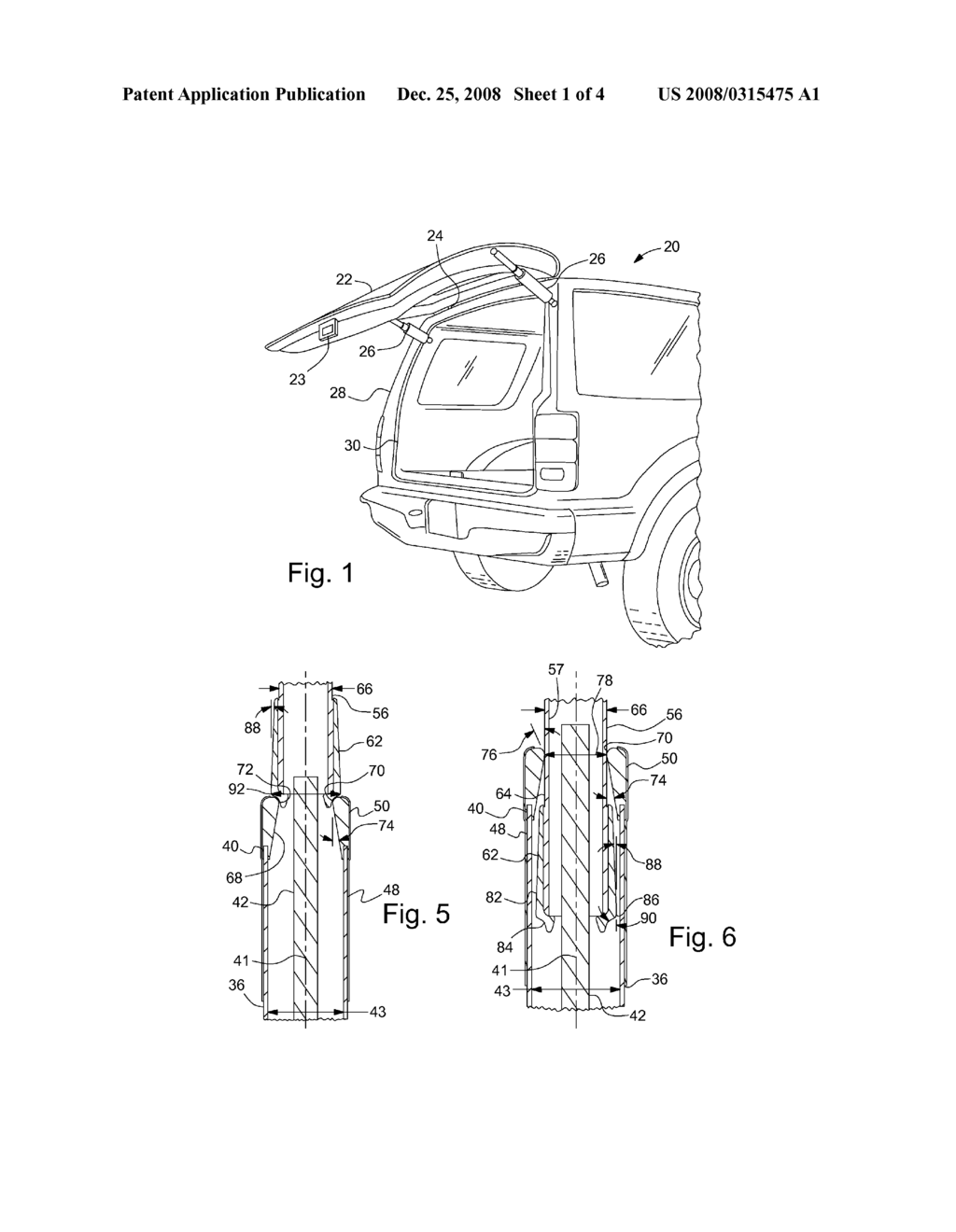 Air Spring for Vehicle Closure - diagram, schematic, and image 02