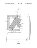 Sealing arrangement, sealing ring and use thereof diagram and image