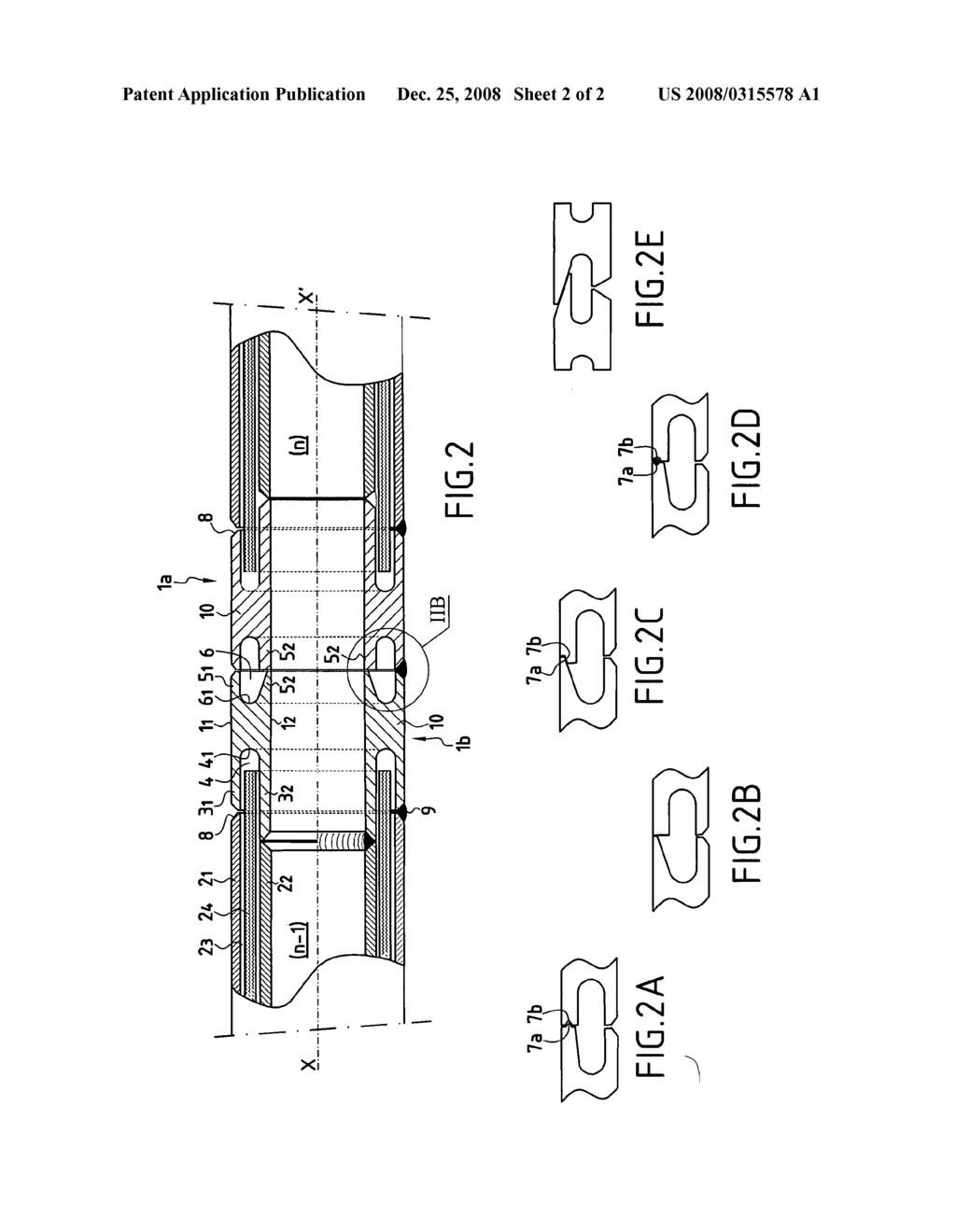 Junction Part for Coaxial Pipe Elements, and a Method of Joining Together Coaxial Pipe Elements - diagram, schematic, and image 03