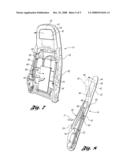 INTEGRATED VEHICLE SEAT WITH ACTIVE HEAD RESTRAINT SYSTEM diagram and image