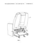 One-piece dress cover for aircraft seat diagram and image