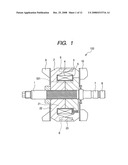 Rotor for automotive alternator having mechanism for positioning magnetic pole cores diagram and image