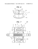 Rotor for automotive alternator having mechanism for positioning magnetic pole cores diagram and image