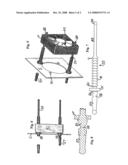 Flexible mount for a fan and like devices diagram and image