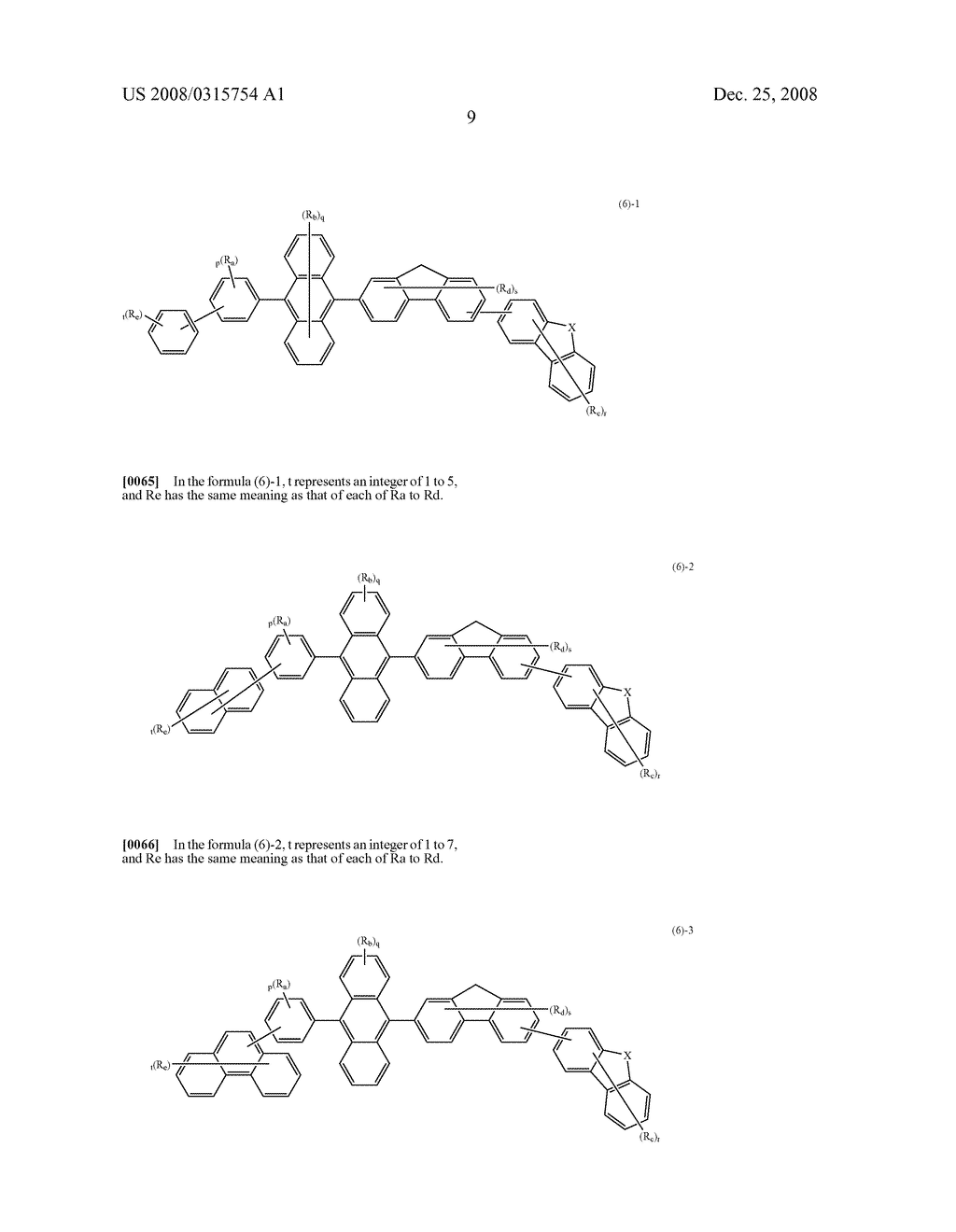 ANTHRACENE DERIVATIVE AND ORGANIC ELECTROLUMINESCENCE DEVICE USING THE SAME - diagram, schematic, and image 10