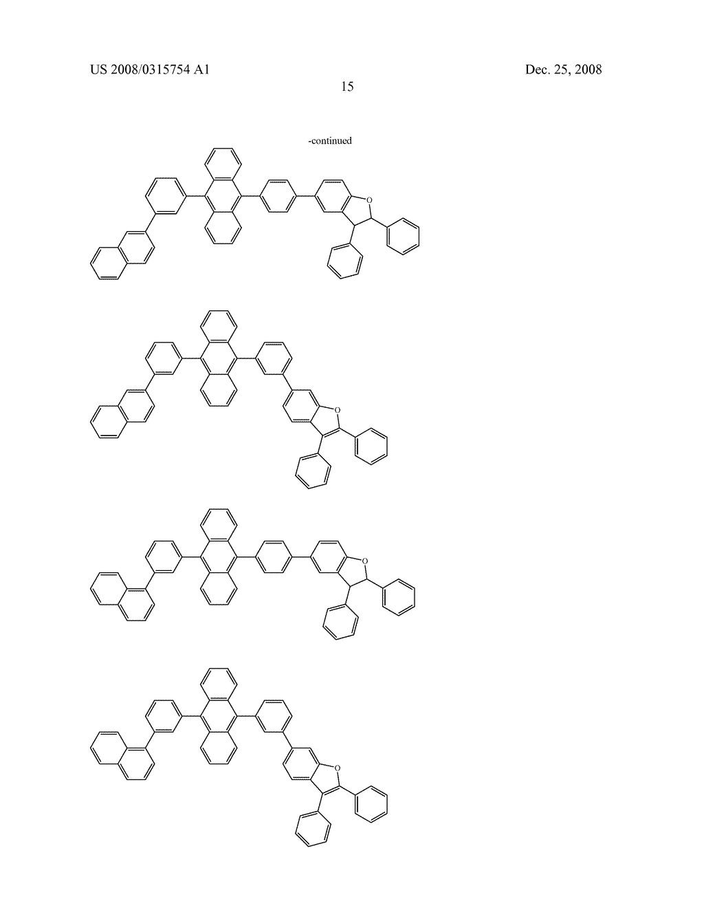 ANTHRACENE DERIVATIVE AND ORGANIC ELECTROLUMINESCENCE DEVICE USING THE SAME - diagram, schematic, and image 16