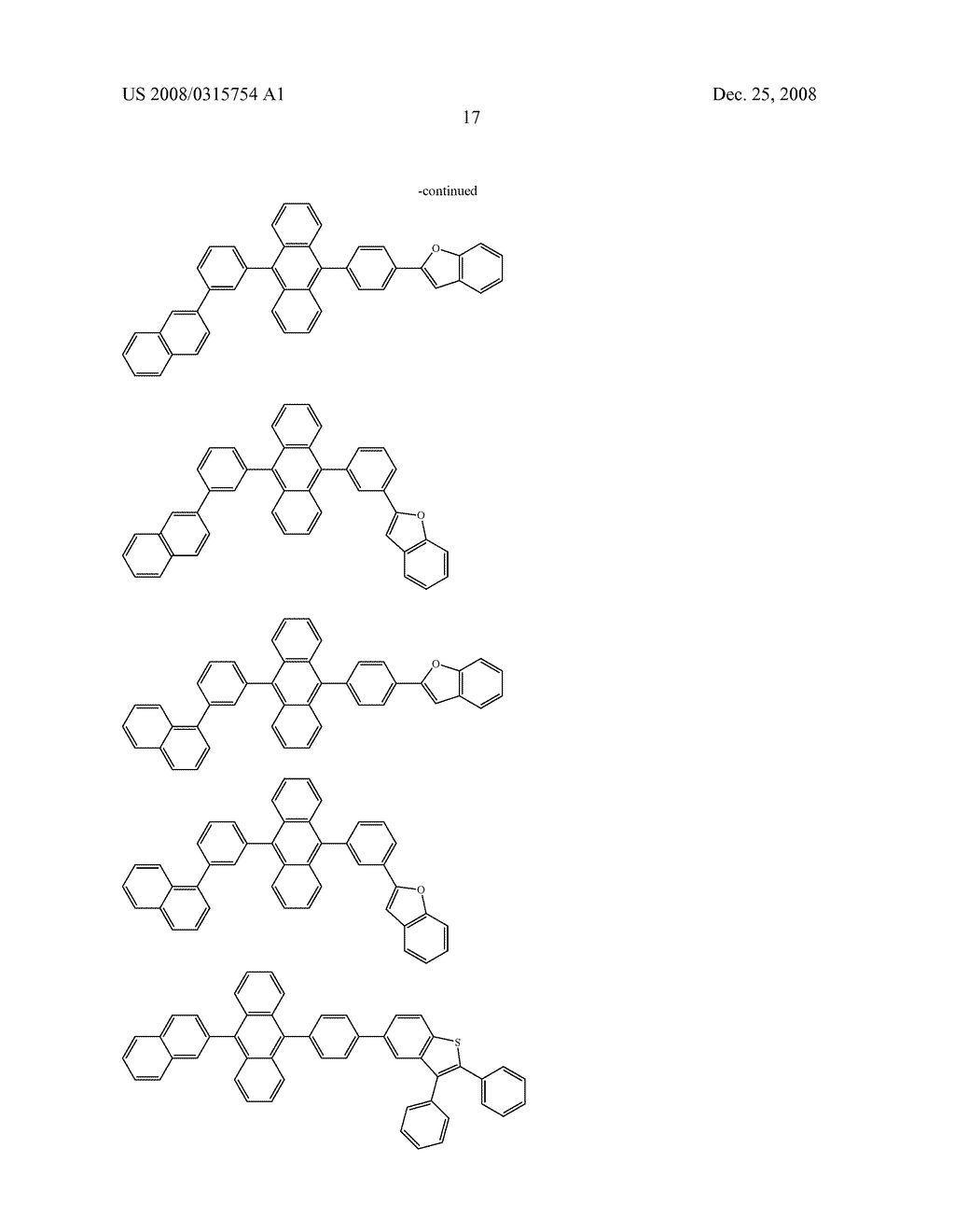 ANTHRACENE DERIVATIVE AND ORGANIC ELECTROLUMINESCENCE DEVICE USING THE SAME - diagram, schematic, and image 18