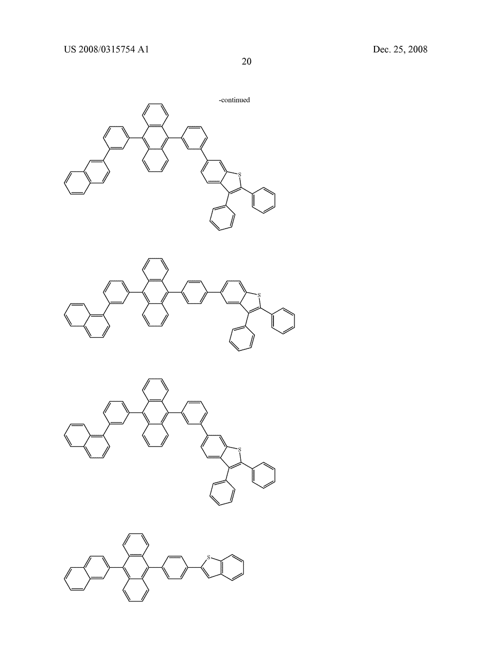 ANTHRACENE DERIVATIVE AND ORGANIC ELECTROLUMINESCENCE DEVICE USING THE SAME - diagram, schematic, and image 21