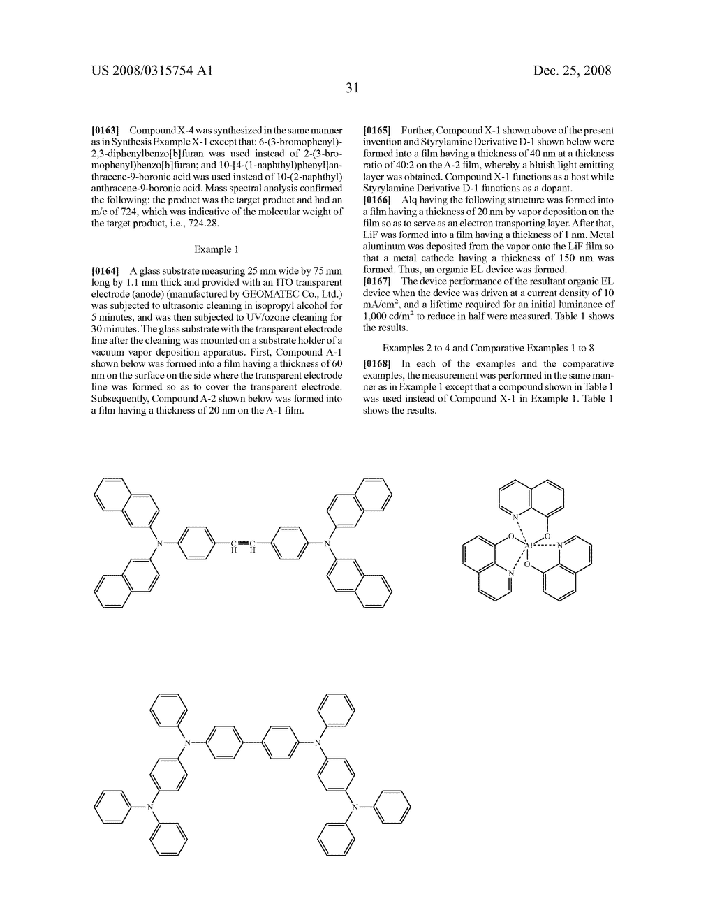 ANTHRACENE DERIVATIVE AND ORGANIC ELECTROLUMINESCENCE DEVICE USING THE SAME - diagram, schematic, and image 32