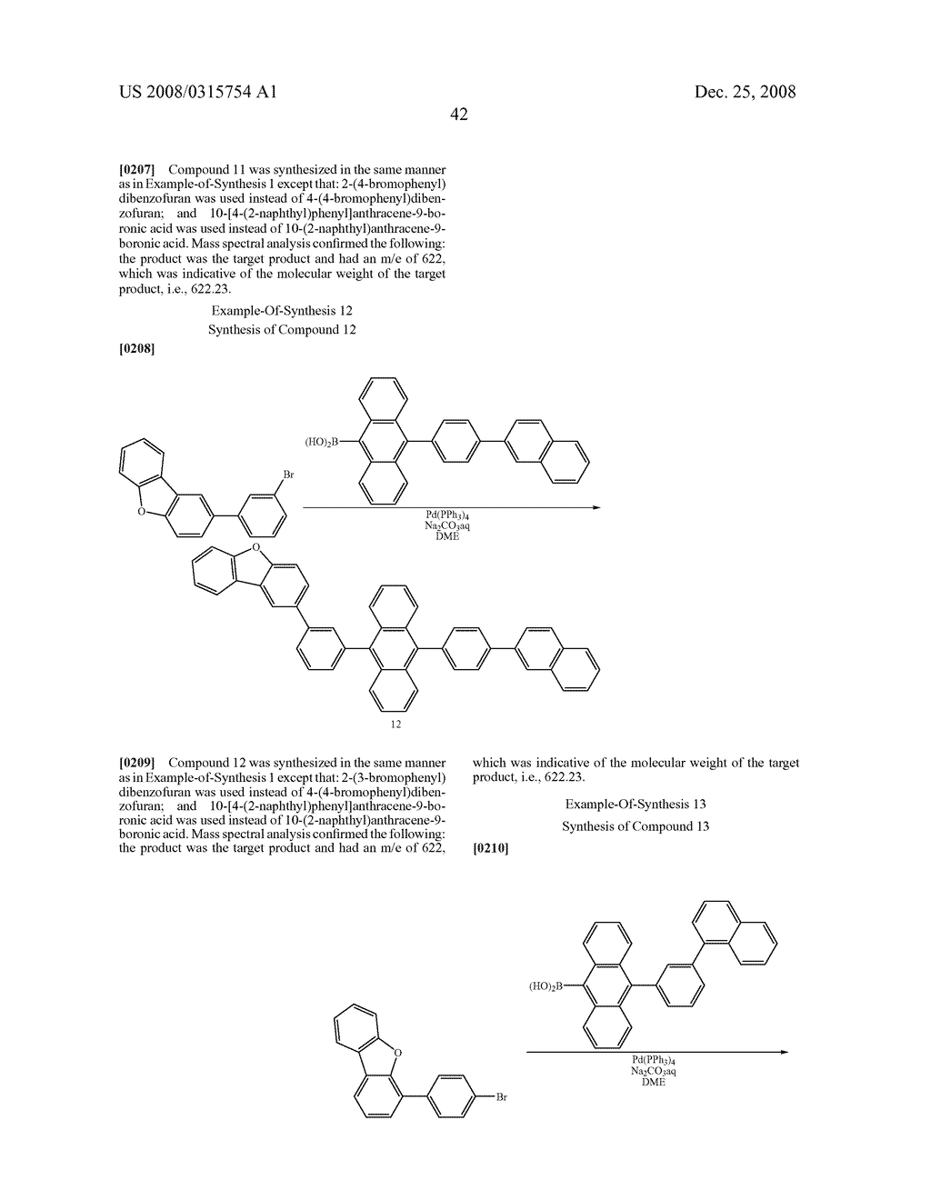 ANTHRACENE DERIVATIVE AND ORGANIC ELECTROLUMINESCENCE DEVICE USING THE SAME - diagram, schematic, and image 43