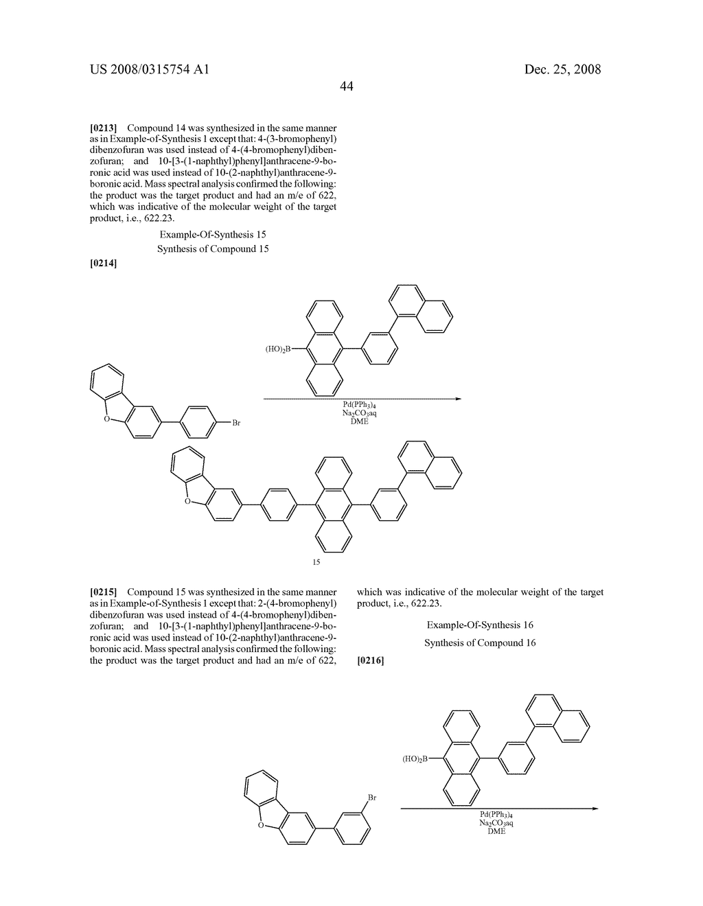 ANTHRACENE DERIVATIVE AND ORGANIC ELECTROLUMINESCENCE DEVICE USING THE SAME - diagram, schematic, and image 45