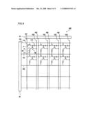 Light-emitting device having openings in electrode diagram and image