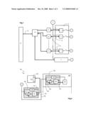 Communication by carrier current for centralized control centers diagram and image