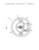 Pivoting Battery Carrier and a Life Safety Device Incorporating the Same diagram and image