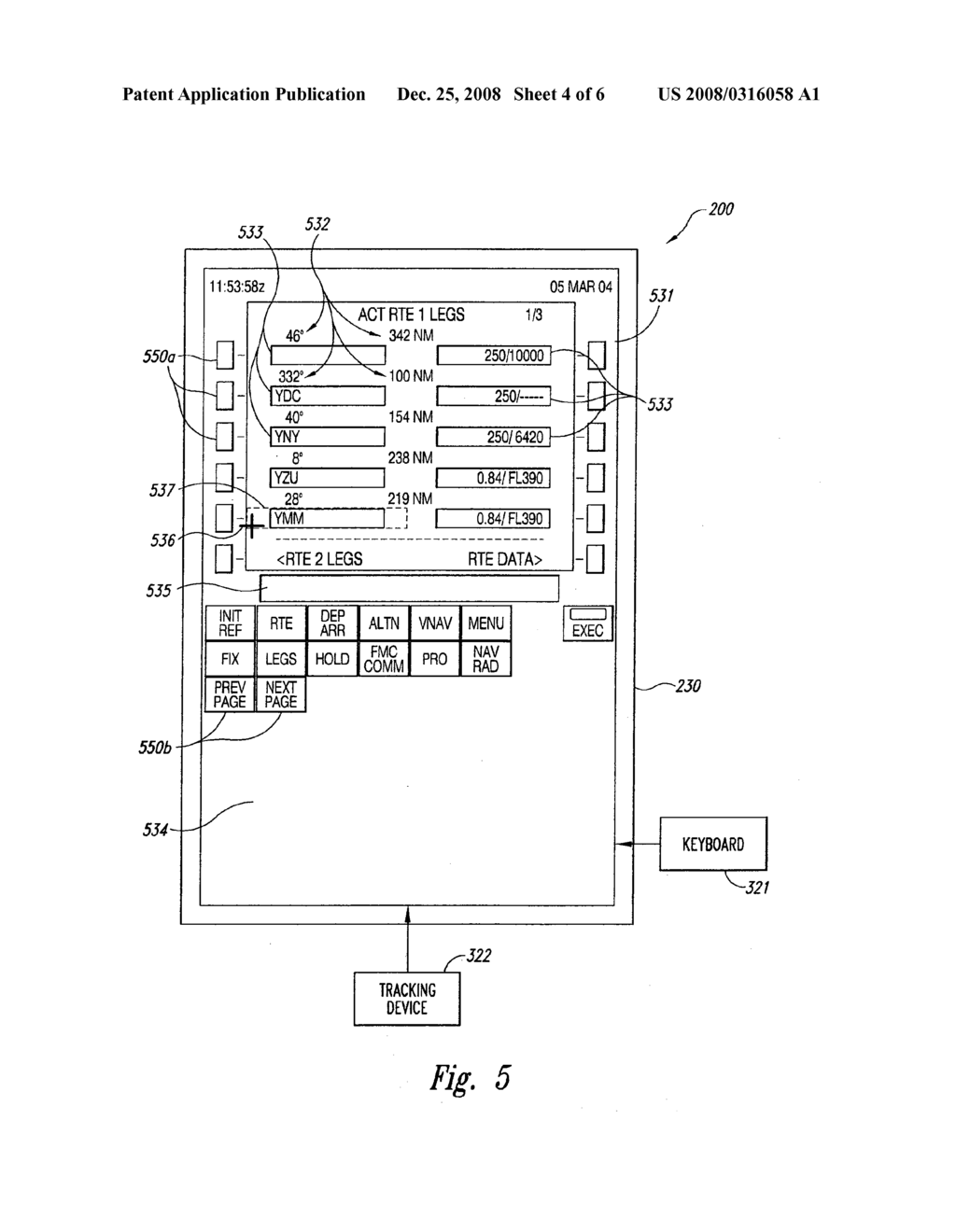 Systems and Methods for Handling the Display and Receipt of Aircraft Control Information - diagram, schematic, and image 05