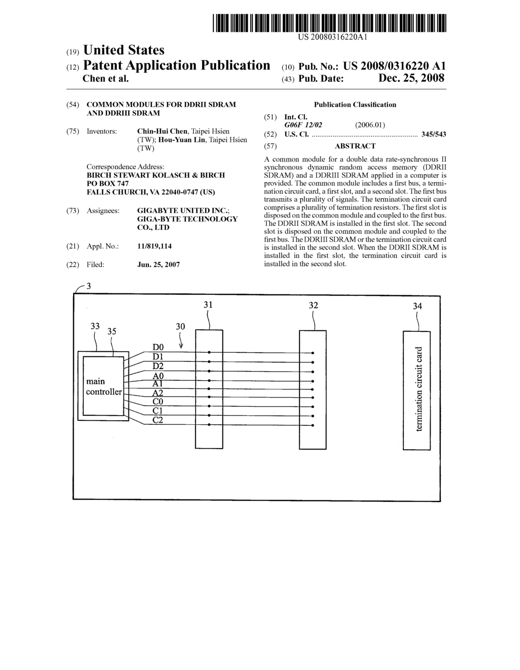 Common modules for DDRII SDRAM and DDRIII SDRAM - diagram, schematic, and image 01