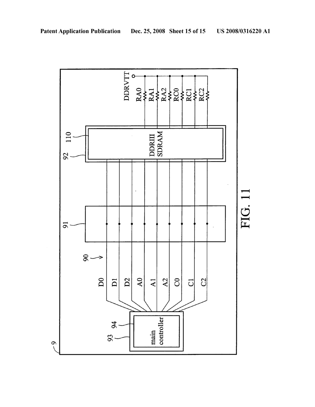 Common modules for DDRII SDRAM and DDRIII SDRAM - diagram, schematic, and image 16