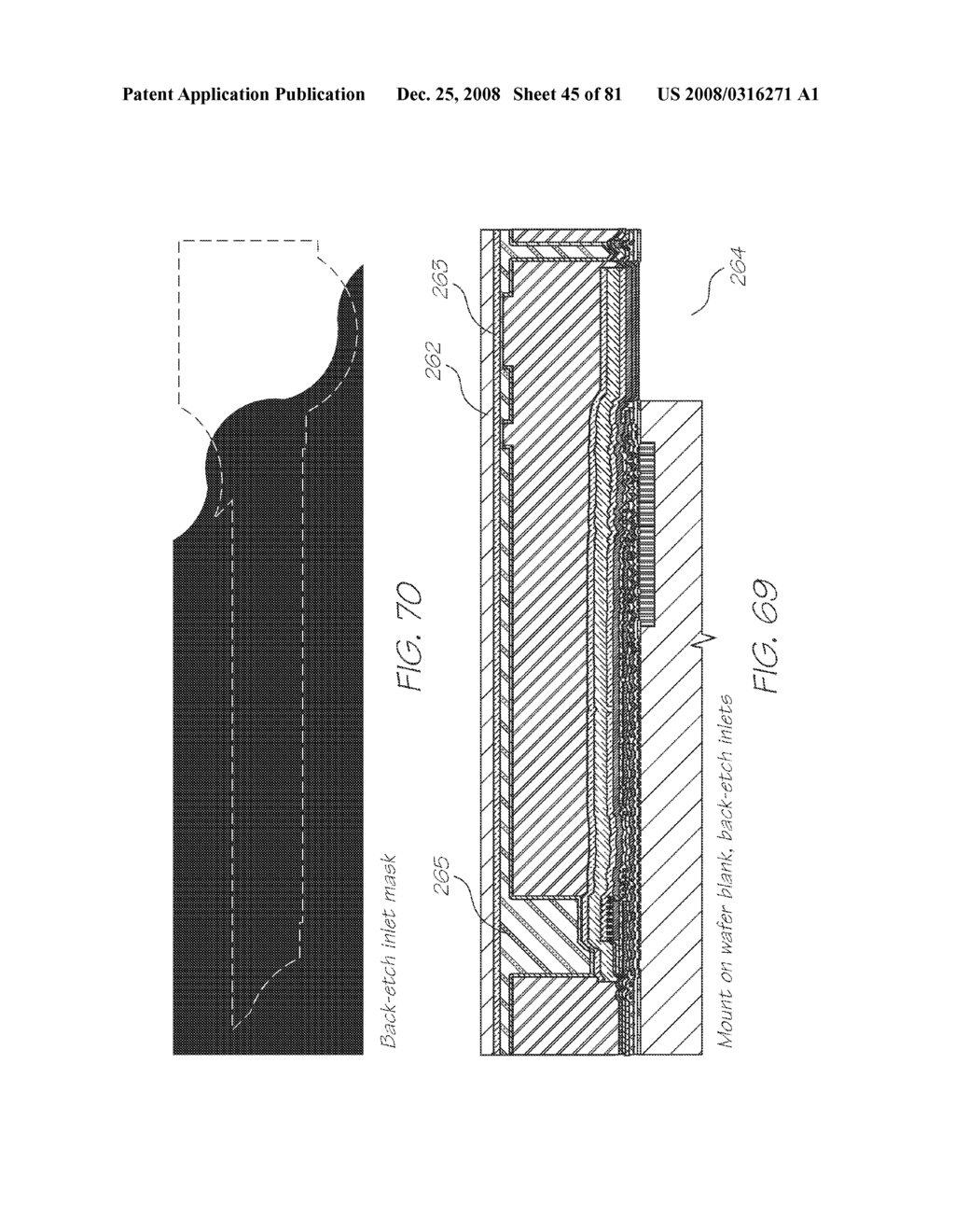 NOZZLE ARRANGEMENT FOR AN INKJET PRINTER WITH INK WICKING REDUCTION - diagram, schematic, and image 46