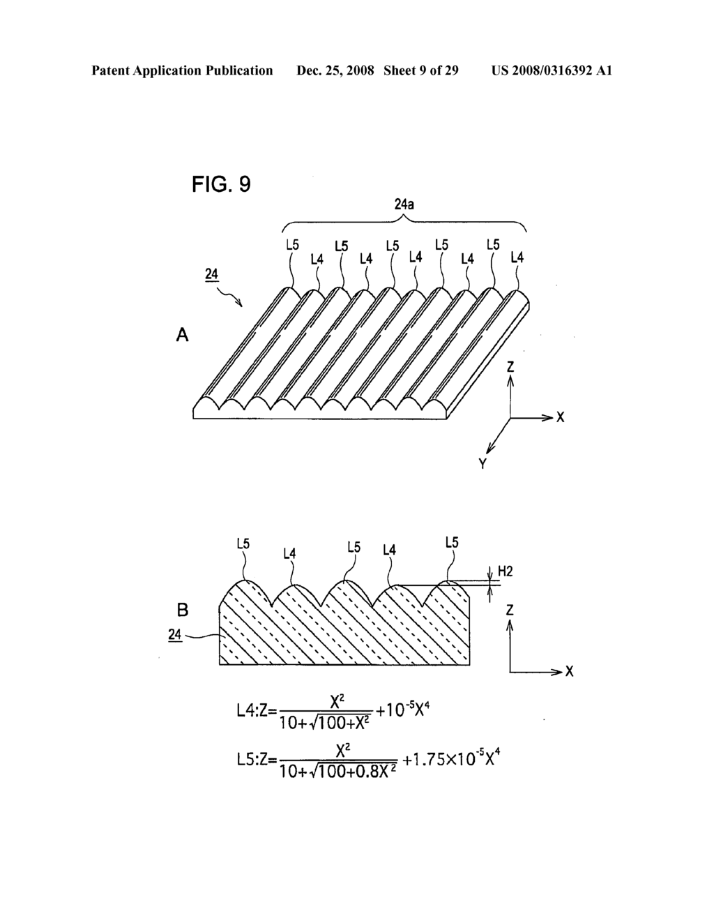 Liquid Crystal Display, Optical Sheet Manufacturing Method, and Optical Sheet - diagram, schematic, and image 10