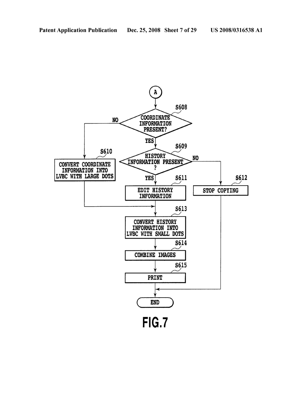 DEVICE USING LOW VISIBILITY ENCODED IMAGE TO MANAGE COPY HISTORY - diagram, schematic, and image 08