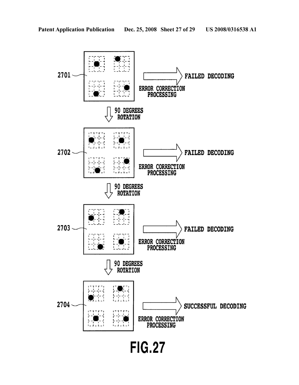 DEVICE USING LOW VISIBILITY ENCODED IMAGE TO MANAGE COPY HISTORY - diagram, schematic, and image 28